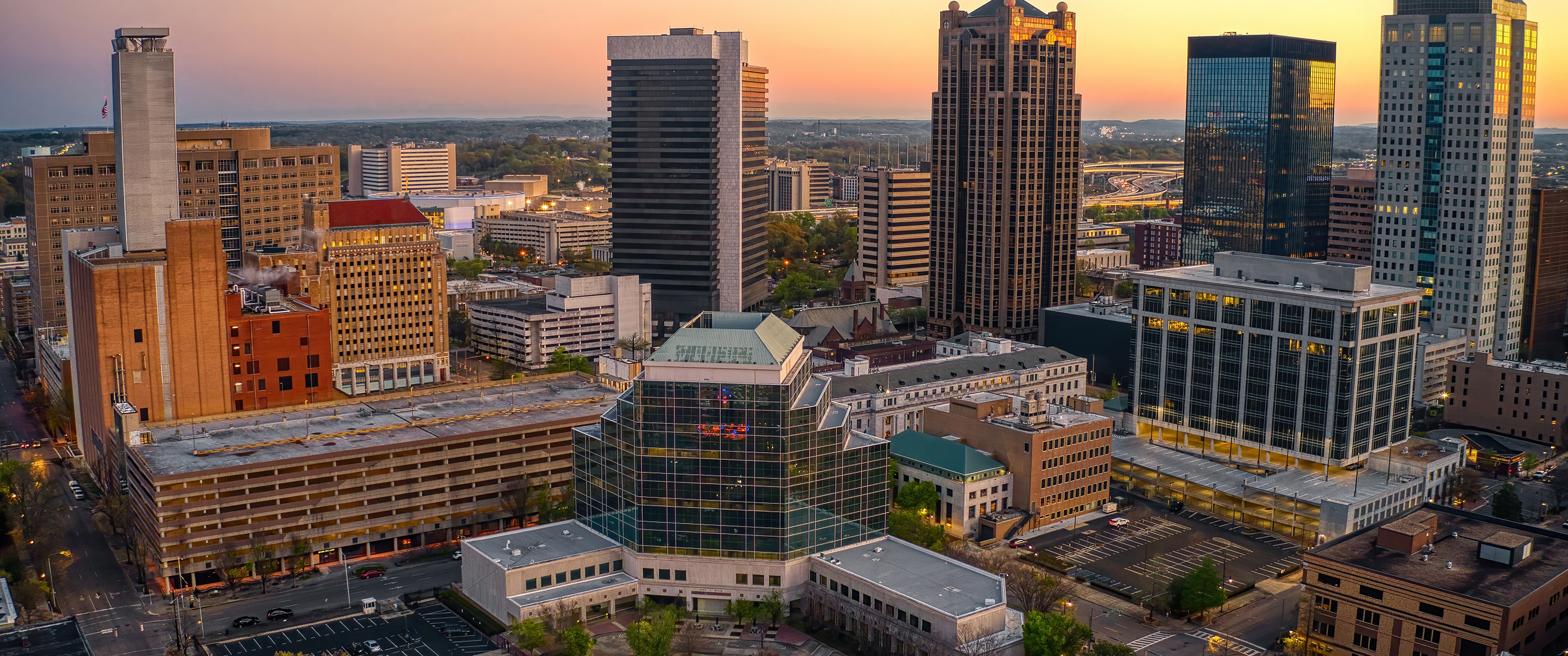 Aerial View of Birmingham, Alabama