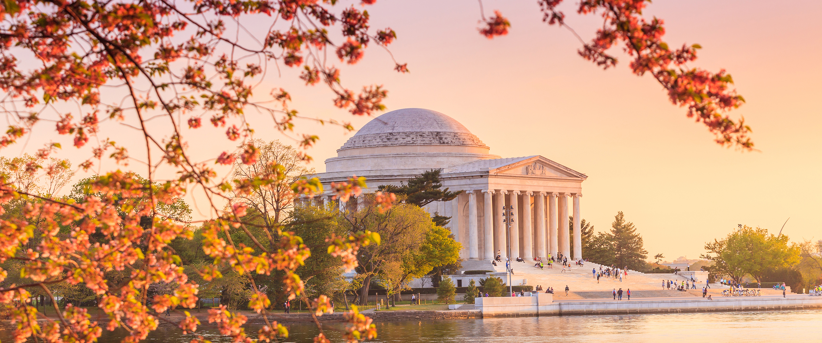 Jefferson Memorial skyline